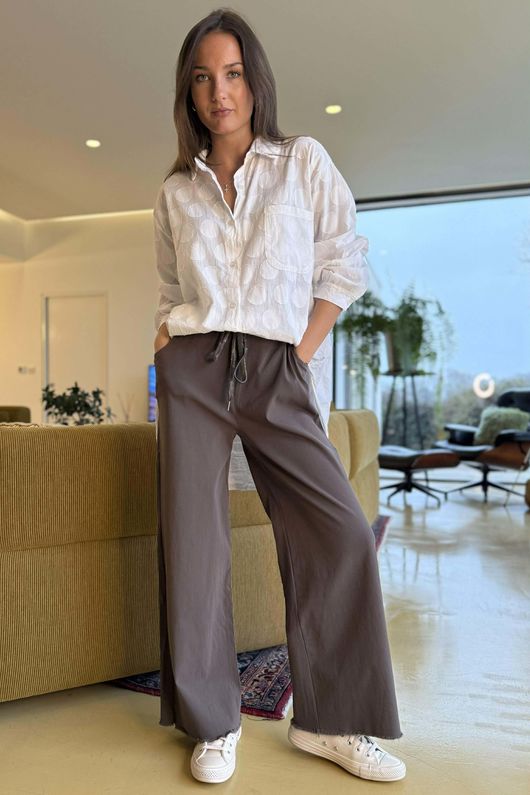 Luxury Raw Kick Magic Trouser Chocolate